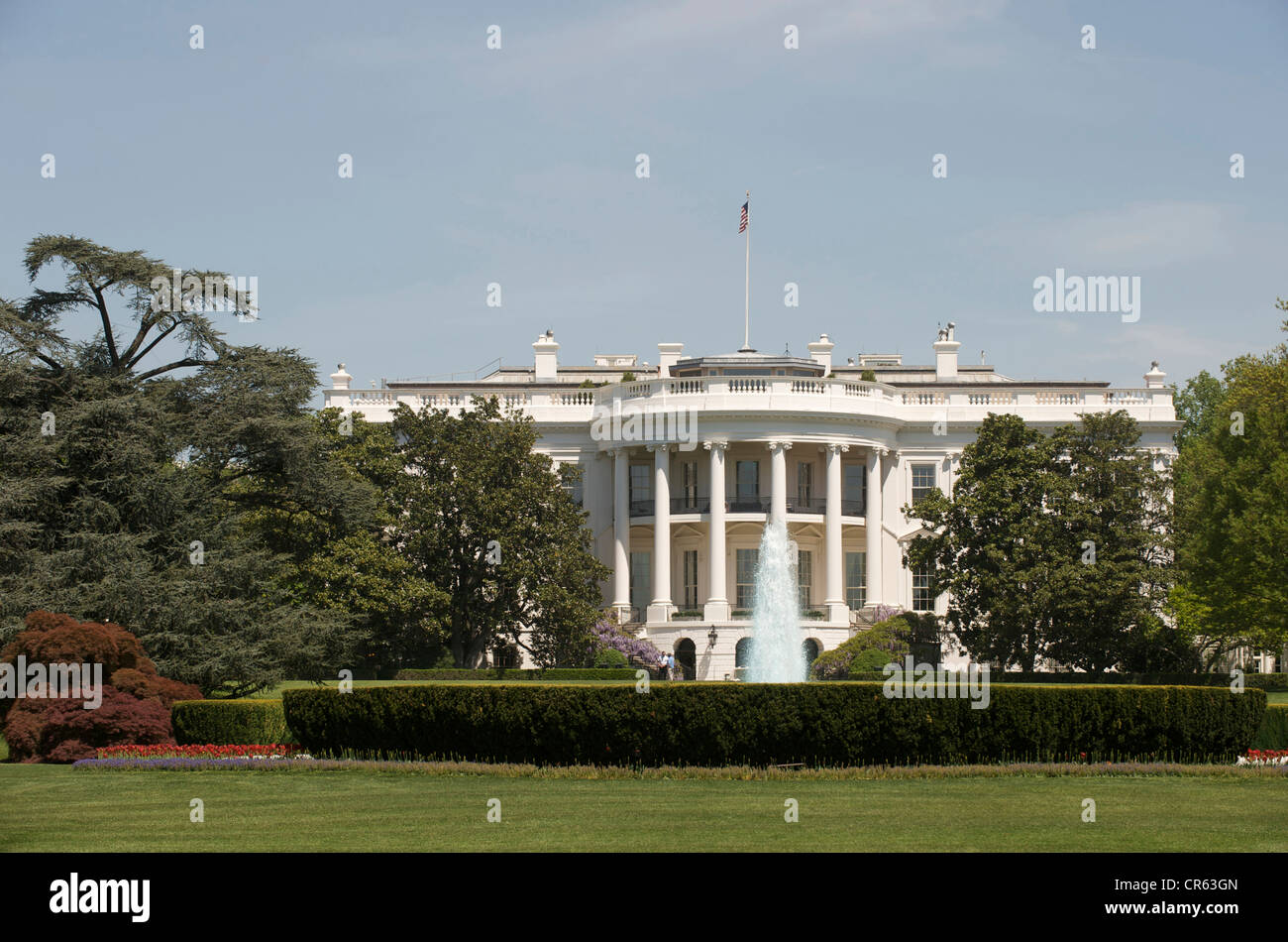United States, Washington DC, The Mall, the White House Stock Photo