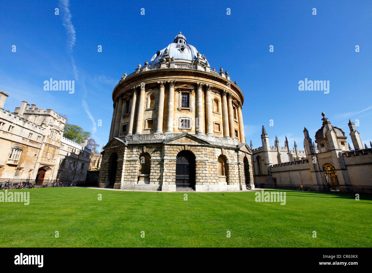 Radcliffe Camera, library and student reading room. Oxford, Oxfordshire, UK, Europe Stock Photo