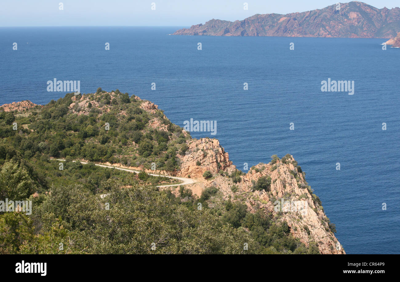 The Capu Rossu Golfe De Porto Corsica France Stock Photo - Alamy