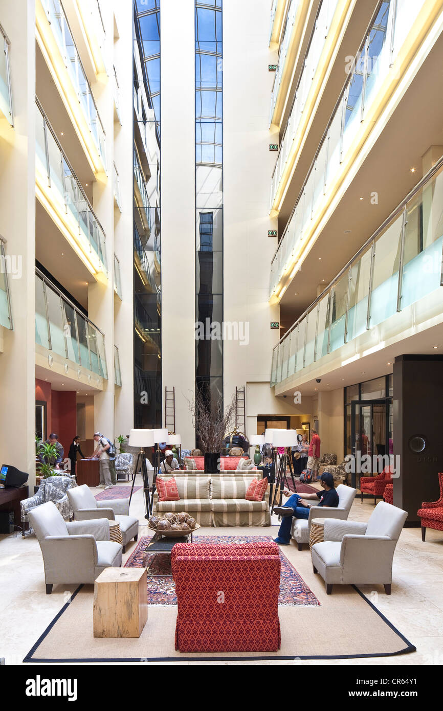 South Africa, Kwazulu Natal Province, Durban, Royal Palm Gateway Hotel, lobby Stock Photo