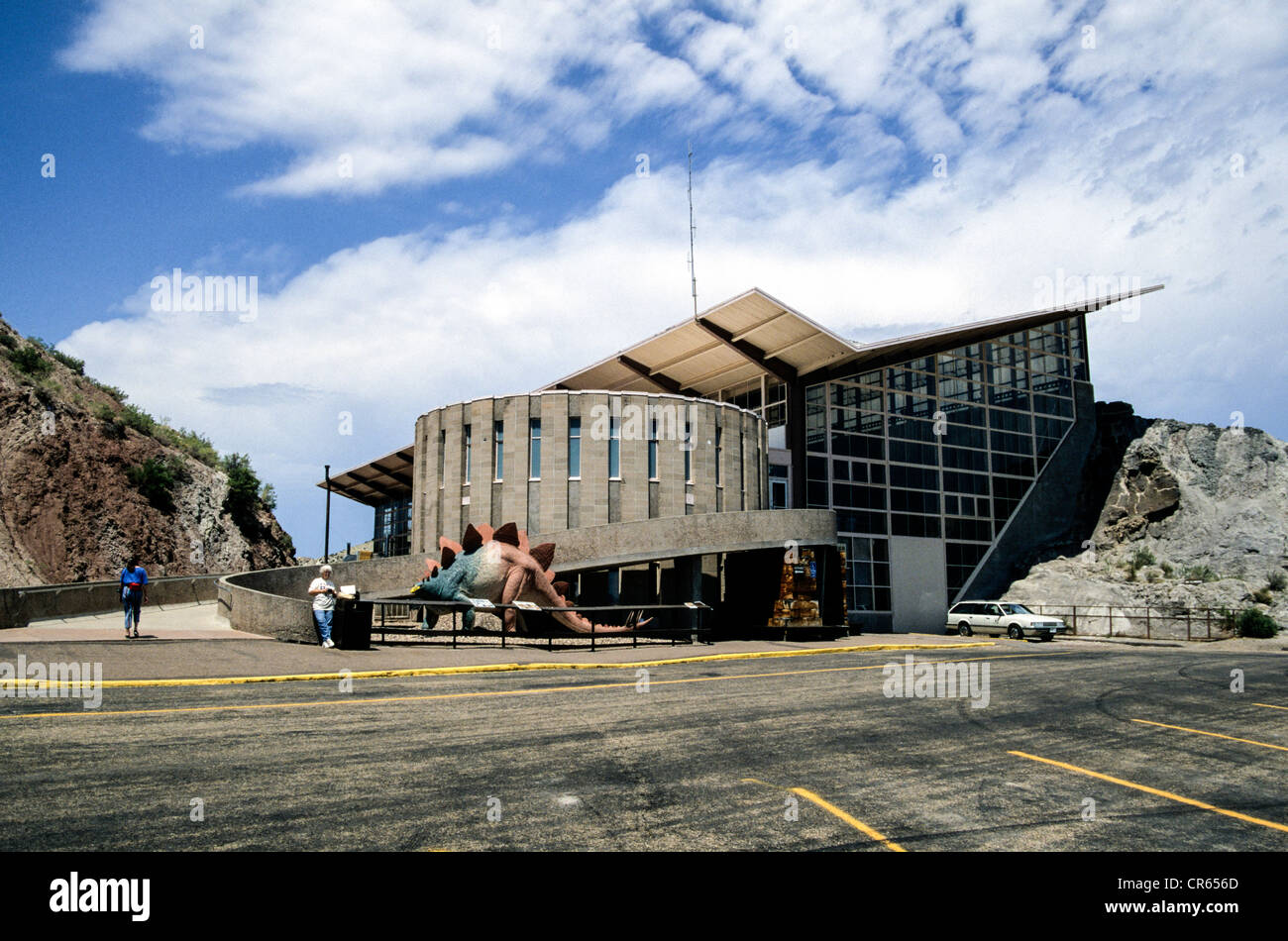 Dinosaur Quarry Visitors Center in the 1990s, Dinosaur National