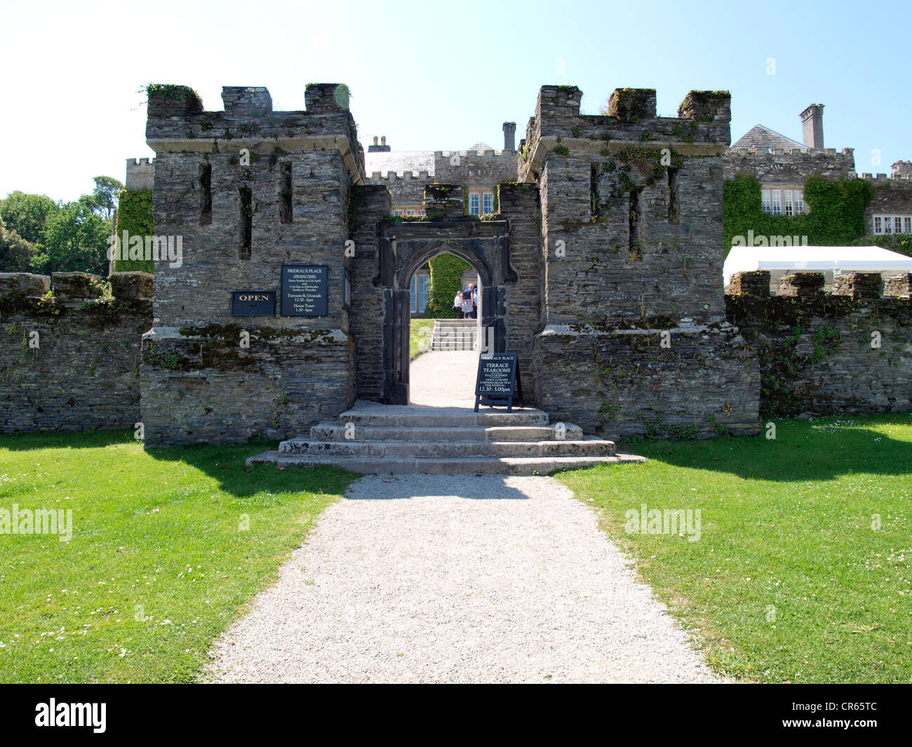 Prideaux Place, Padstow, Cornwall, UK Stock Photo