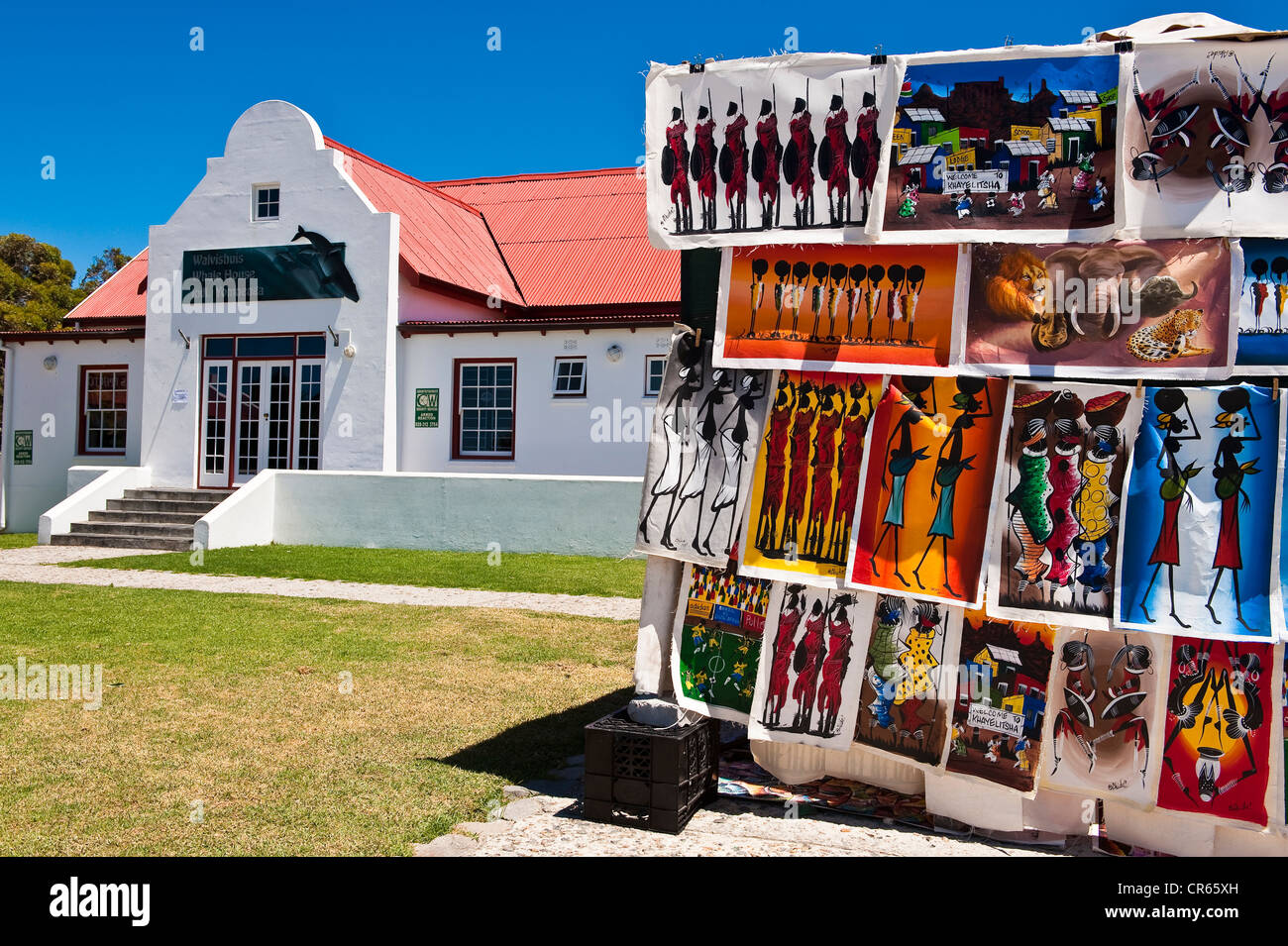 South Africa, Western Cape, Hermanus, the ideal spot for southern whales Stock Photo