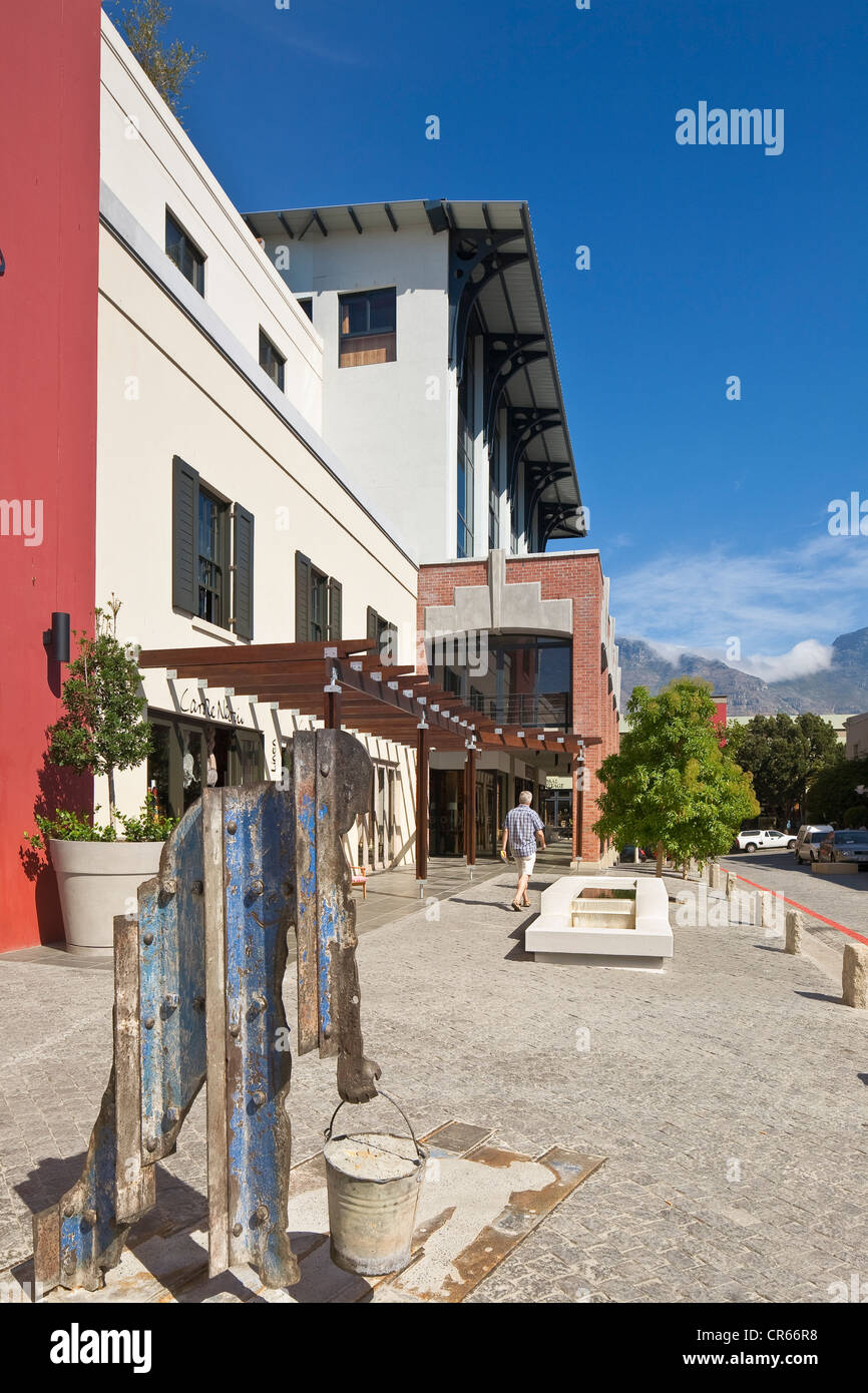 South Africa, Western Cape, Cape Town, Green Point, entrance of Cape Quarter shopping mall Stock Photo