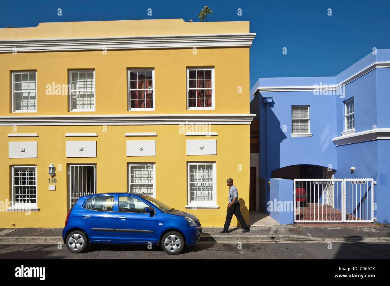 South Africa, Western Cape, Cape Town, Waterkant, colored houses Stock