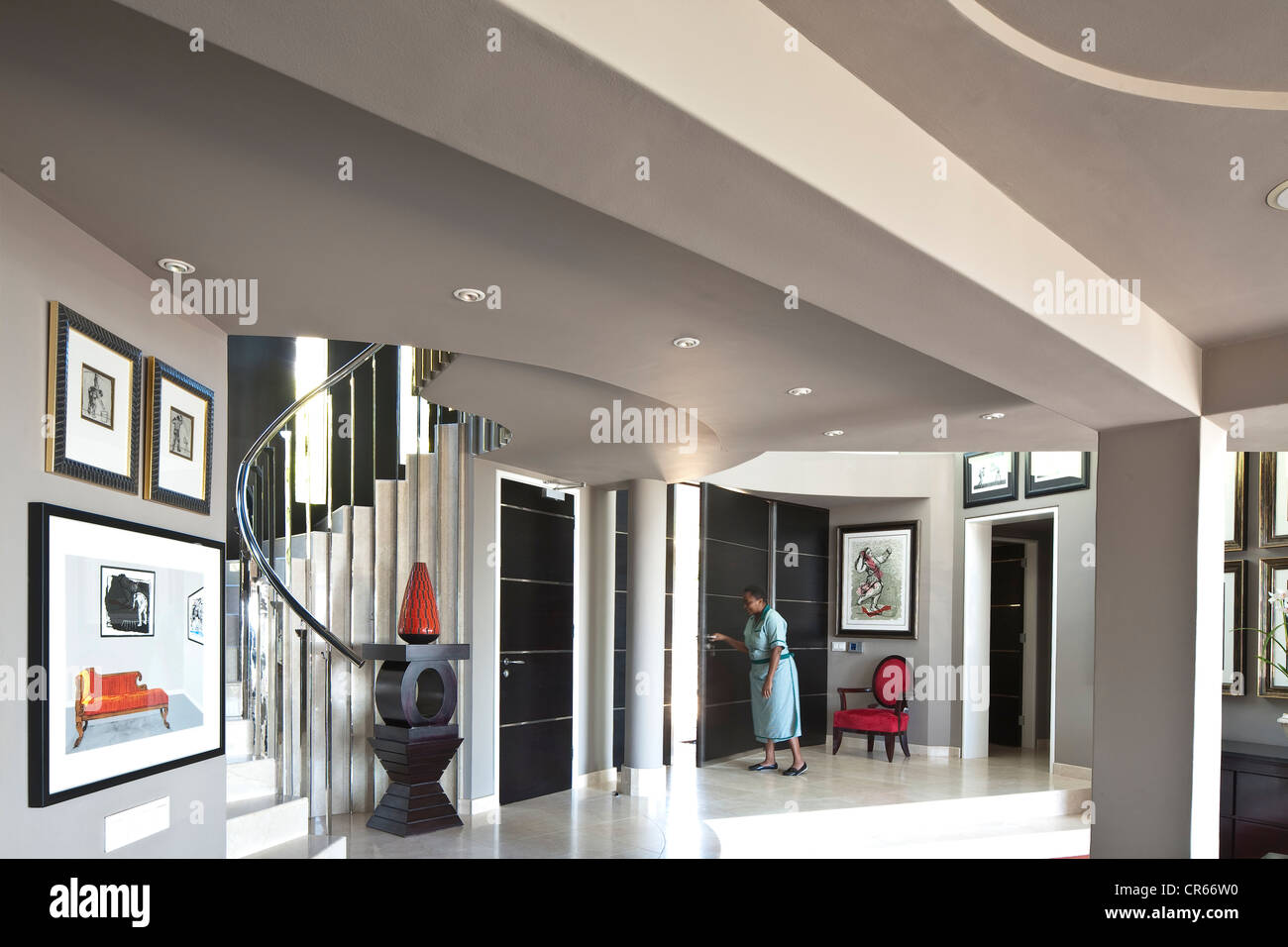 South Africa, Western Cape, Cape Town, Bantry Bay, house by French