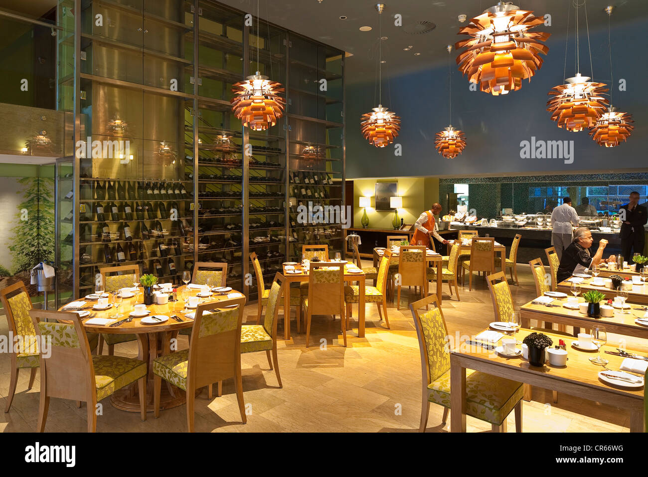 South Africa, Western Cape, Cape Town, Taj hotel, Mint restaurant Stock