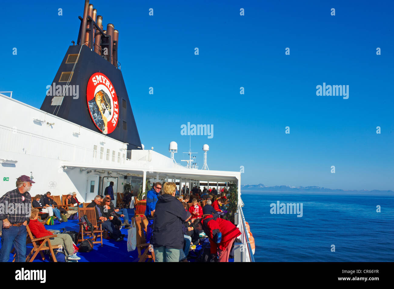 Denmark, Faeroe Islands, Streymoy Island, cruise Stock Photo