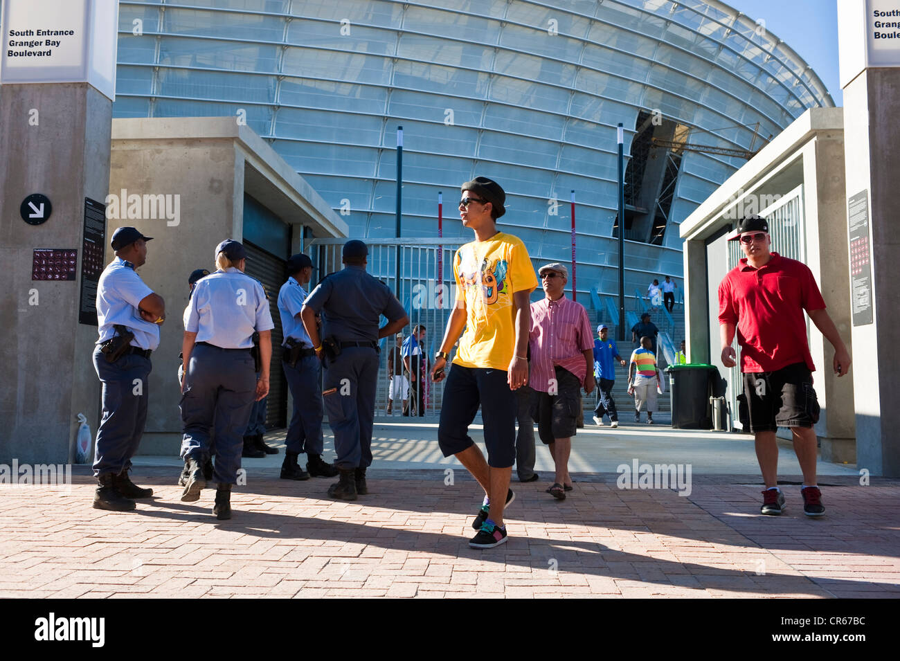 South Africa Western Cape Cape Town Green Point stadium built for football world cup 2010 by GMP Architects Louis Karol Stock Photo