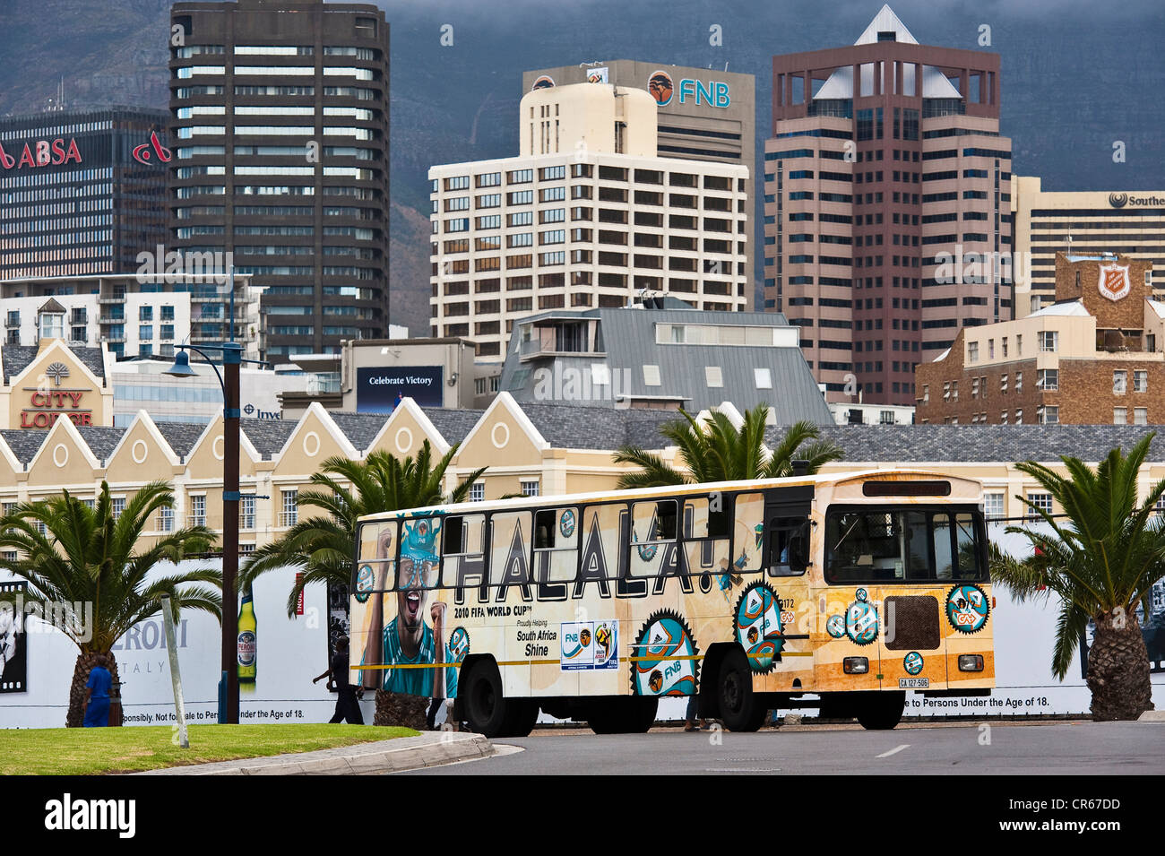 South Africa, Western Cape, Cape Town, bus Stock Photo Alamy