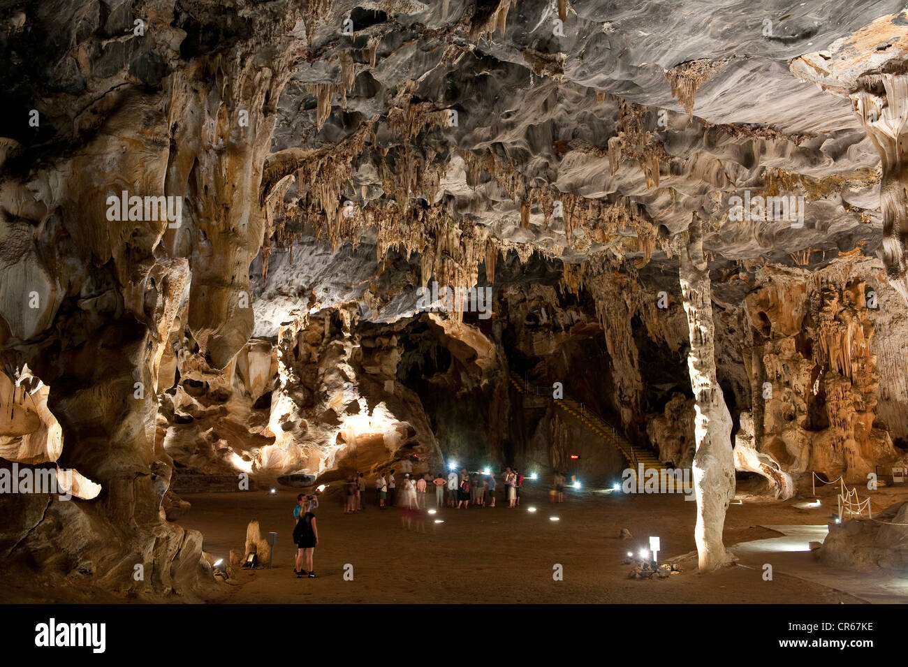 South Africa, Western Cape, on route 62, surroundings of Oudtshoorn, Cango Cave Stock Photo