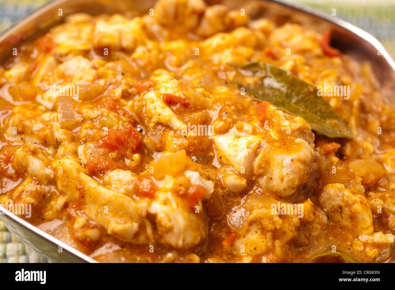 Bheja Fry, also called curried goat brains Stock Photo