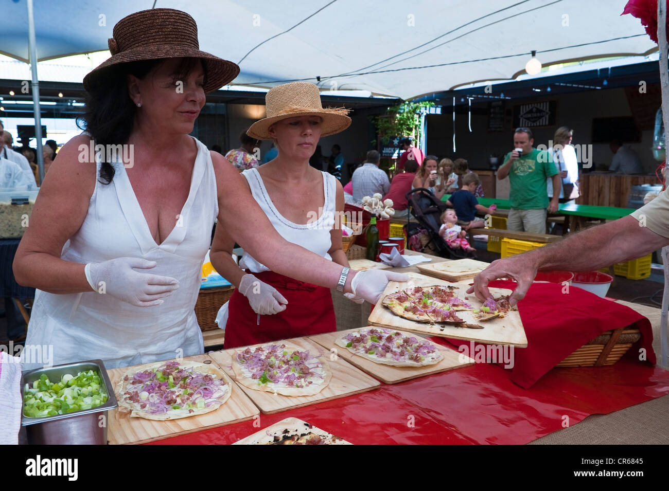 South Africa Western Cape Cape Town district of Woodstock every Saturday takes place Neighbourgoods Market Old Biscuit Mill Stock Photo