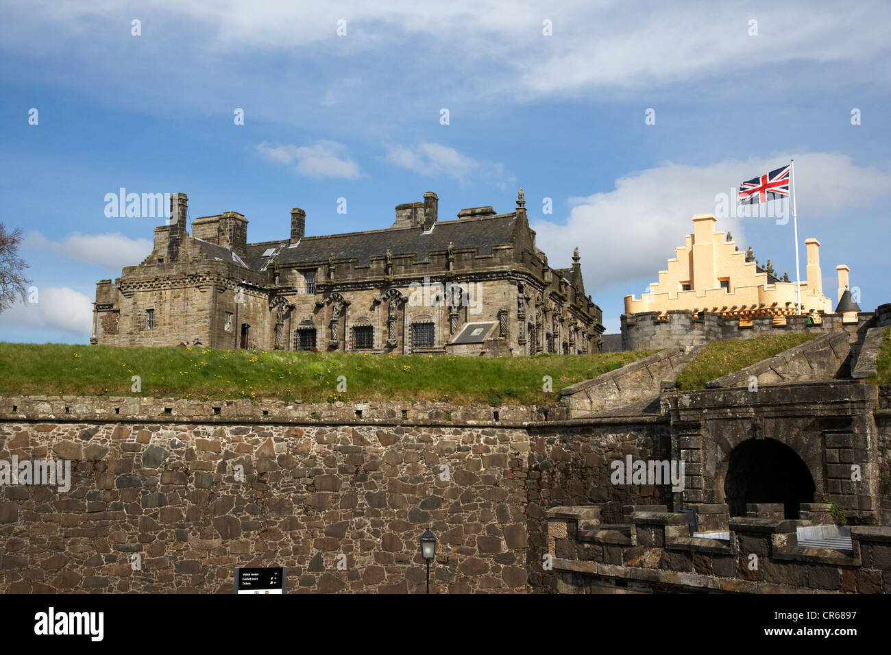 interior walls of stirling castle scotland uk Stock Photo