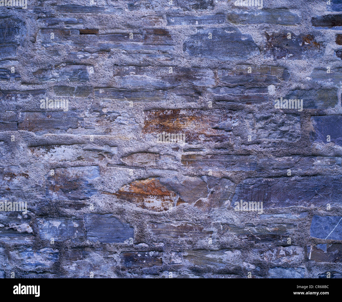 Old stone wall, background Stock Photo