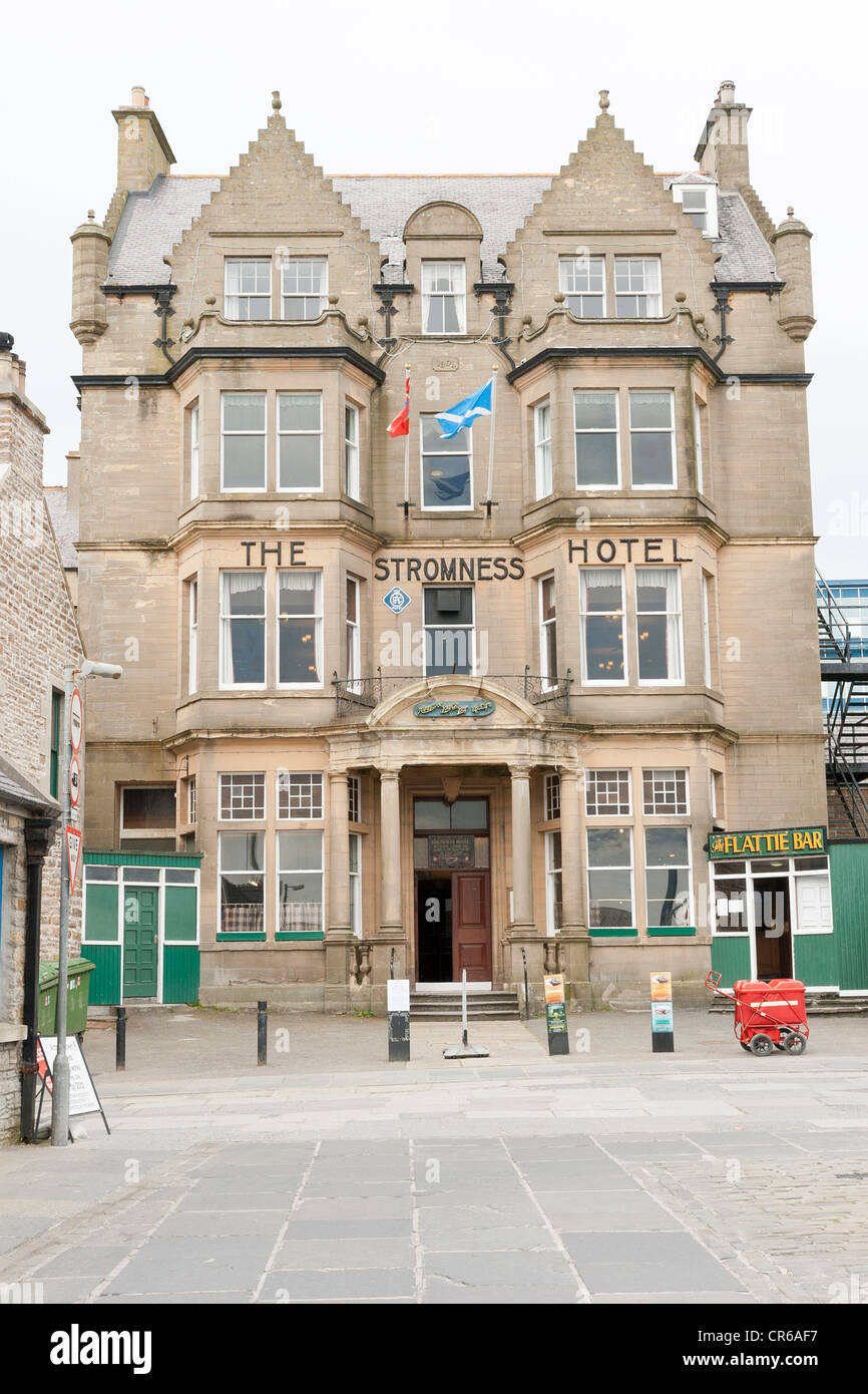 The Stromness Hotel in Stromness on the Orkney Isles Stock Photo