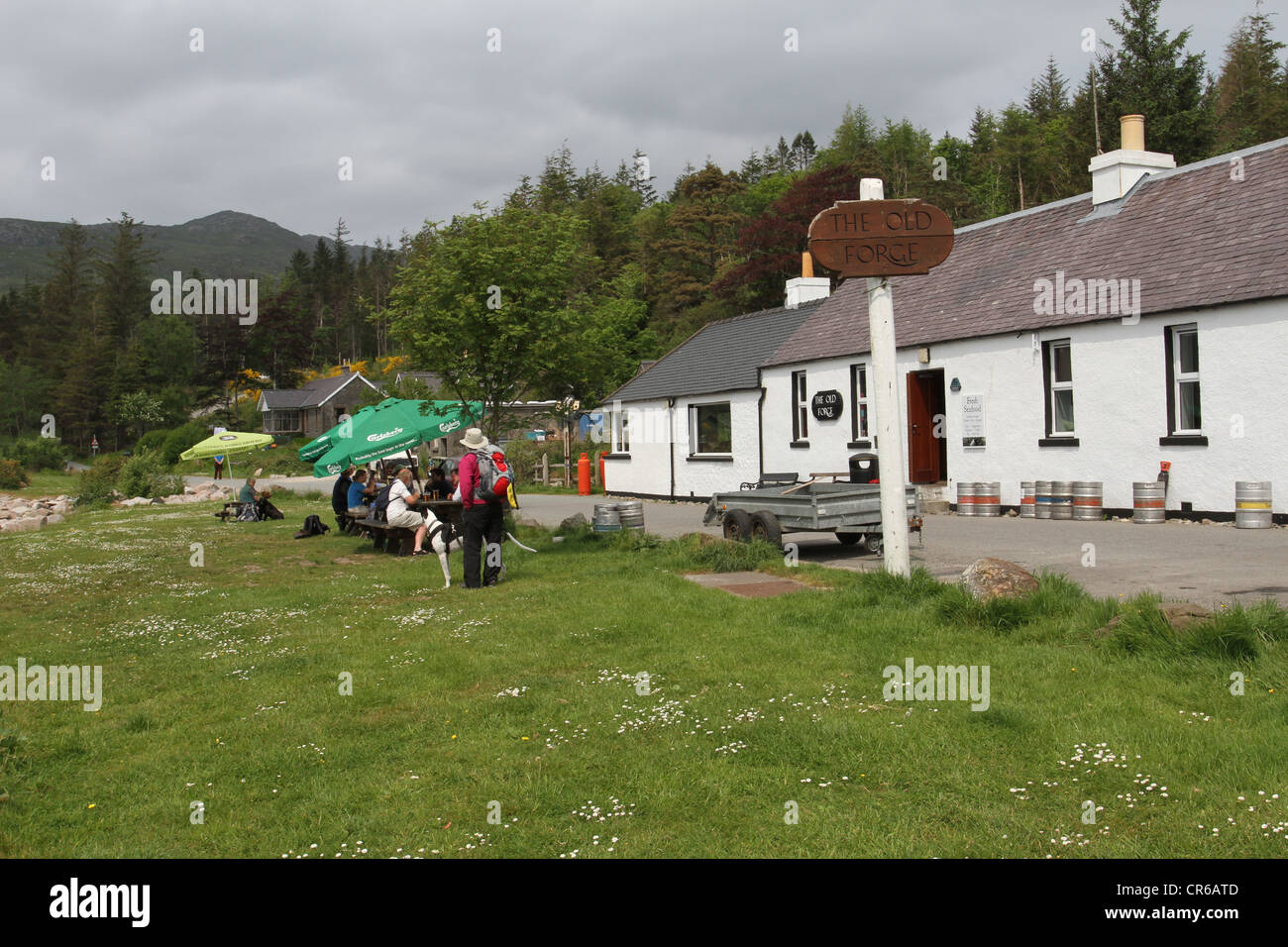 The Old Forge Inverie Knoydart Scotland  May 2012 Stock Photo