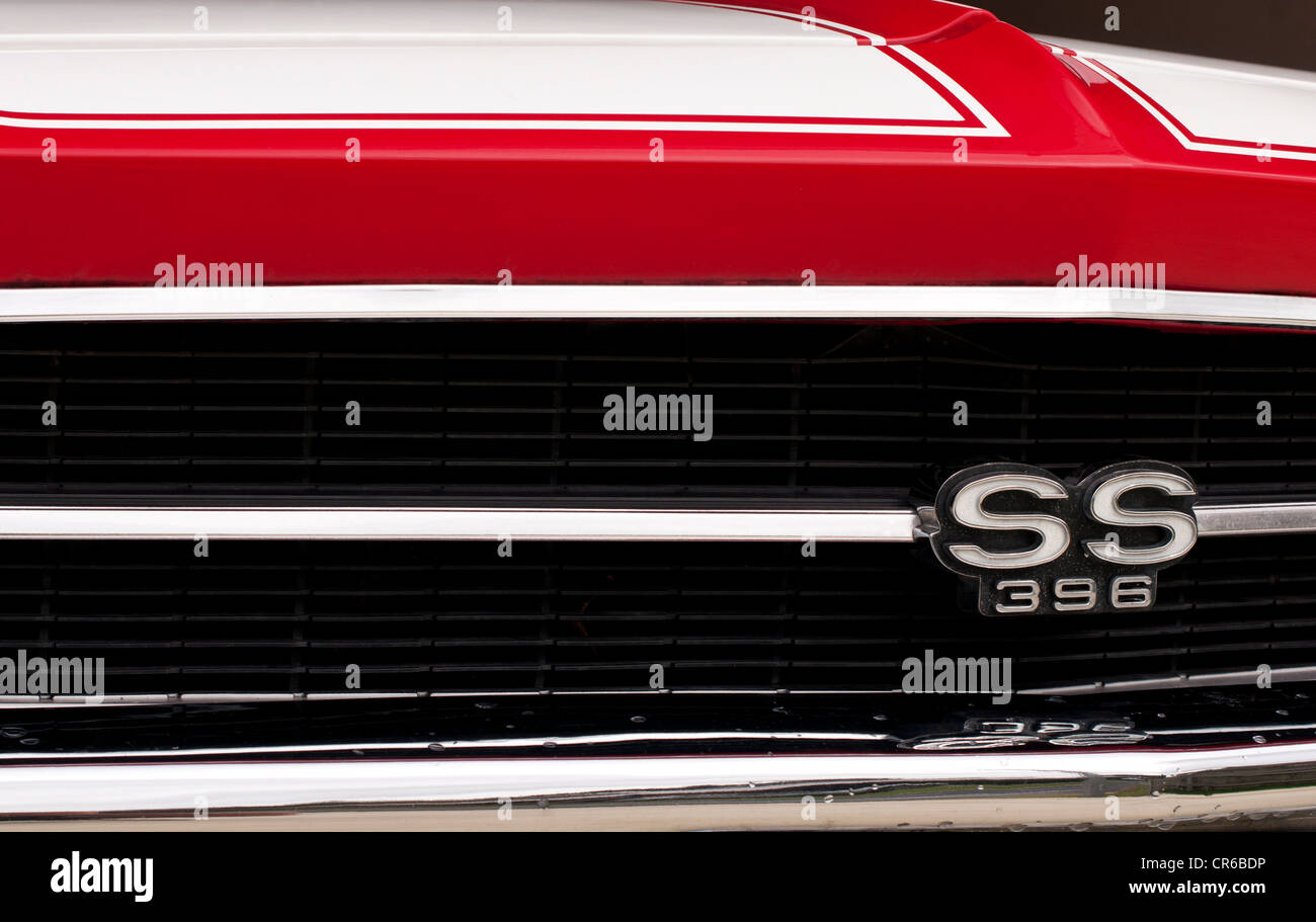 1969 Chevrolet el Camino SS 396 Ute Utility front grille Stock Photo
