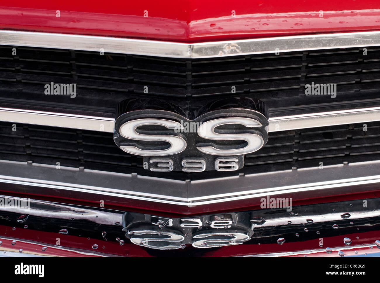 1969 Chevrolet el Camino SS 396 Ute Utility front grille Stock Photo