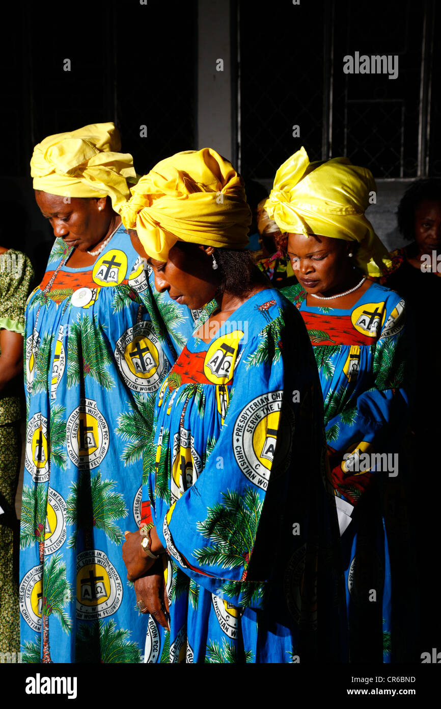 Praying women, Kumba, Cameroon, Africa Stock Photo Alamy