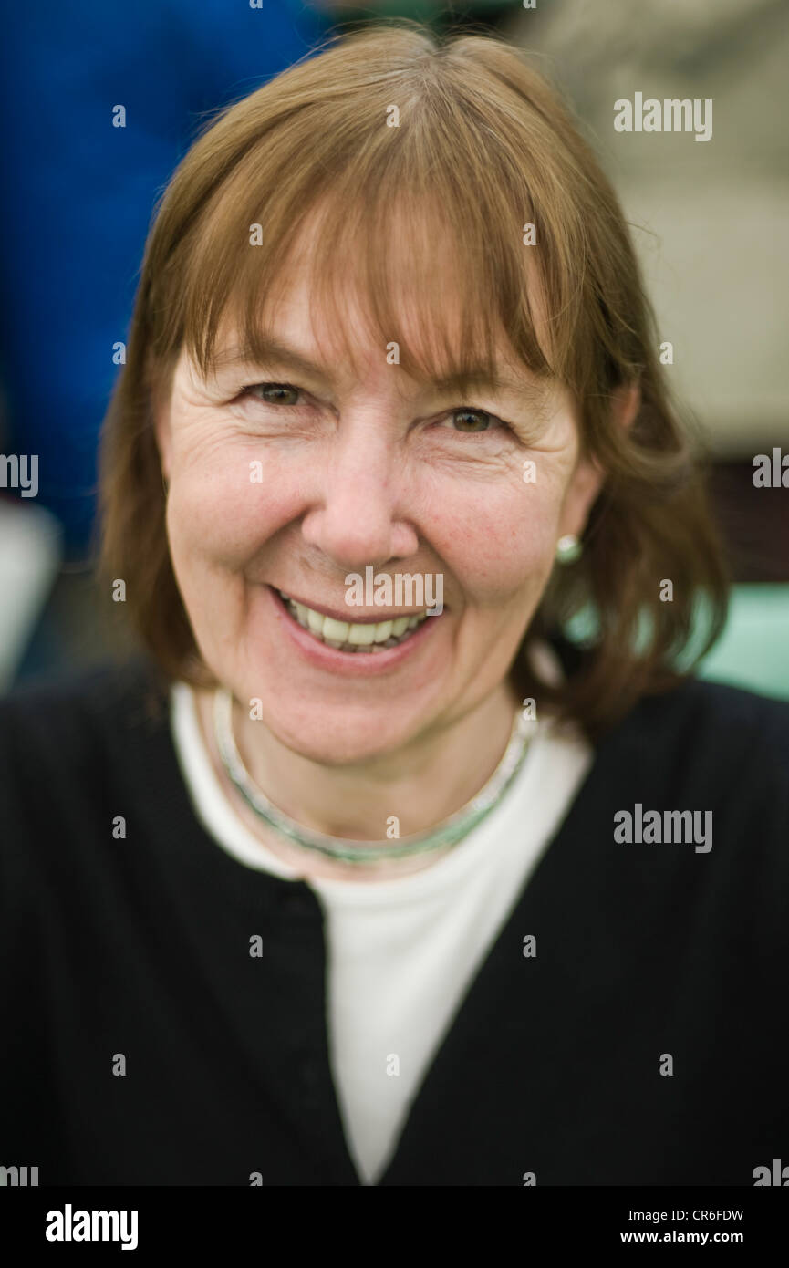 Frances Ashcroft, British physiologist and author pictured at The Telegraph Hay Festival 2012, Hay-on-Wye, Powys, Wales, UK Stock Photo