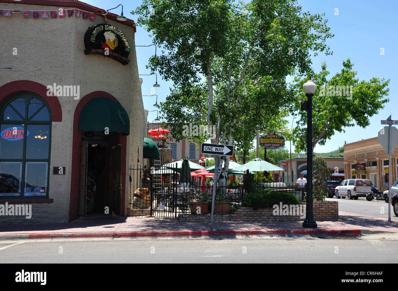 Downtown Williams, Arizona (old Route 66 town Stock Photo Alamy