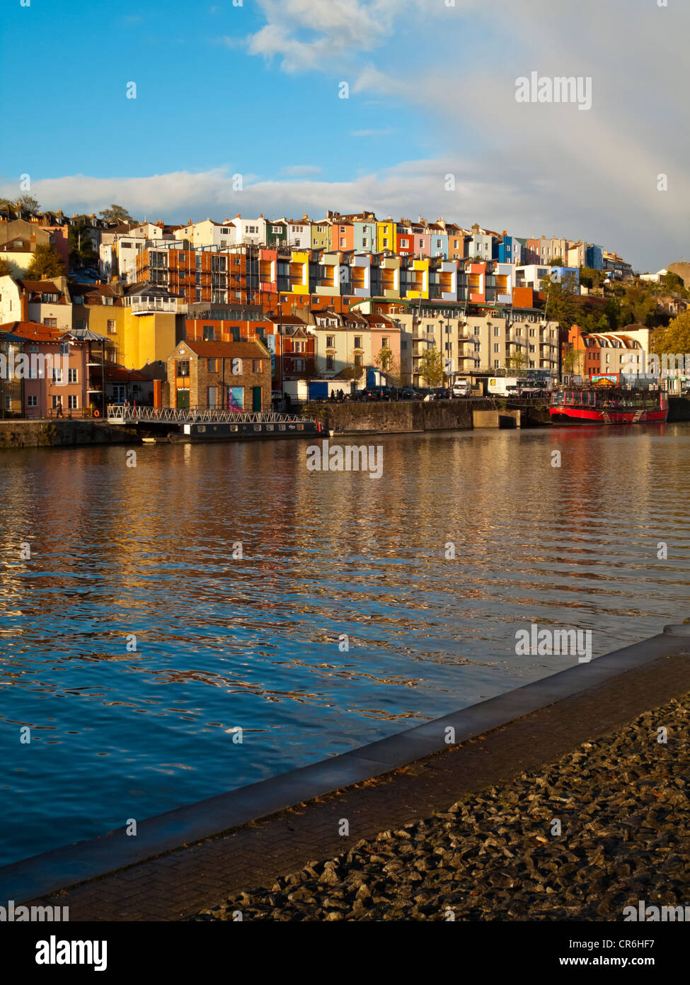 Flats and apartments near to Bristol Harbour in the city centre England