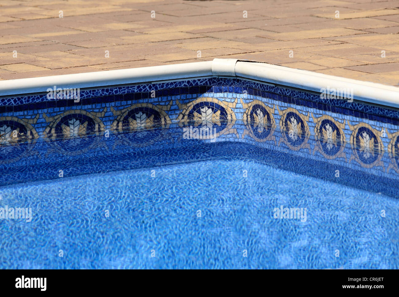 Inground swimming pool Long Island NY Stock Photo Alamy