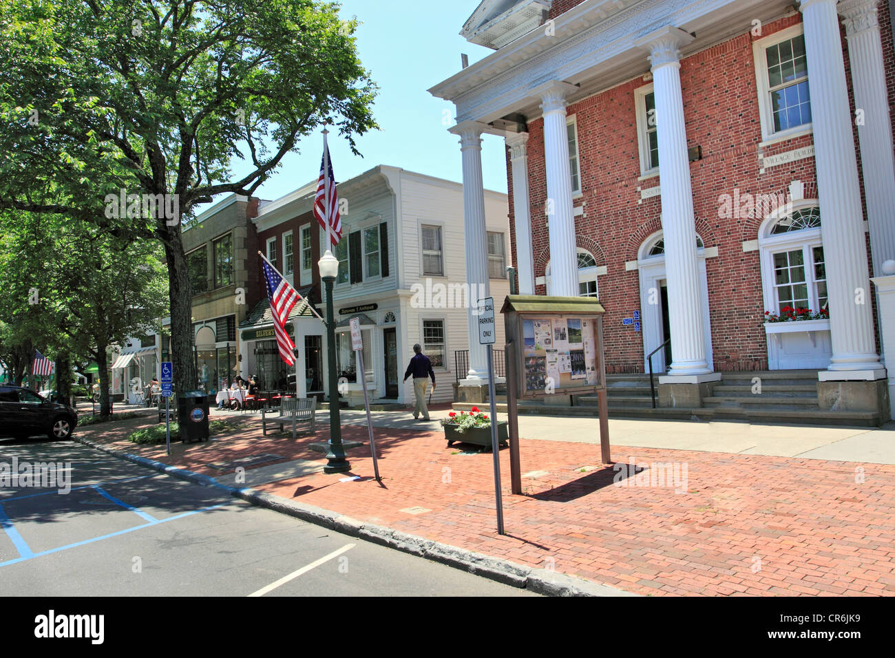 Village Hall Town of Southampton Long Island NY Stock Photo Alamy