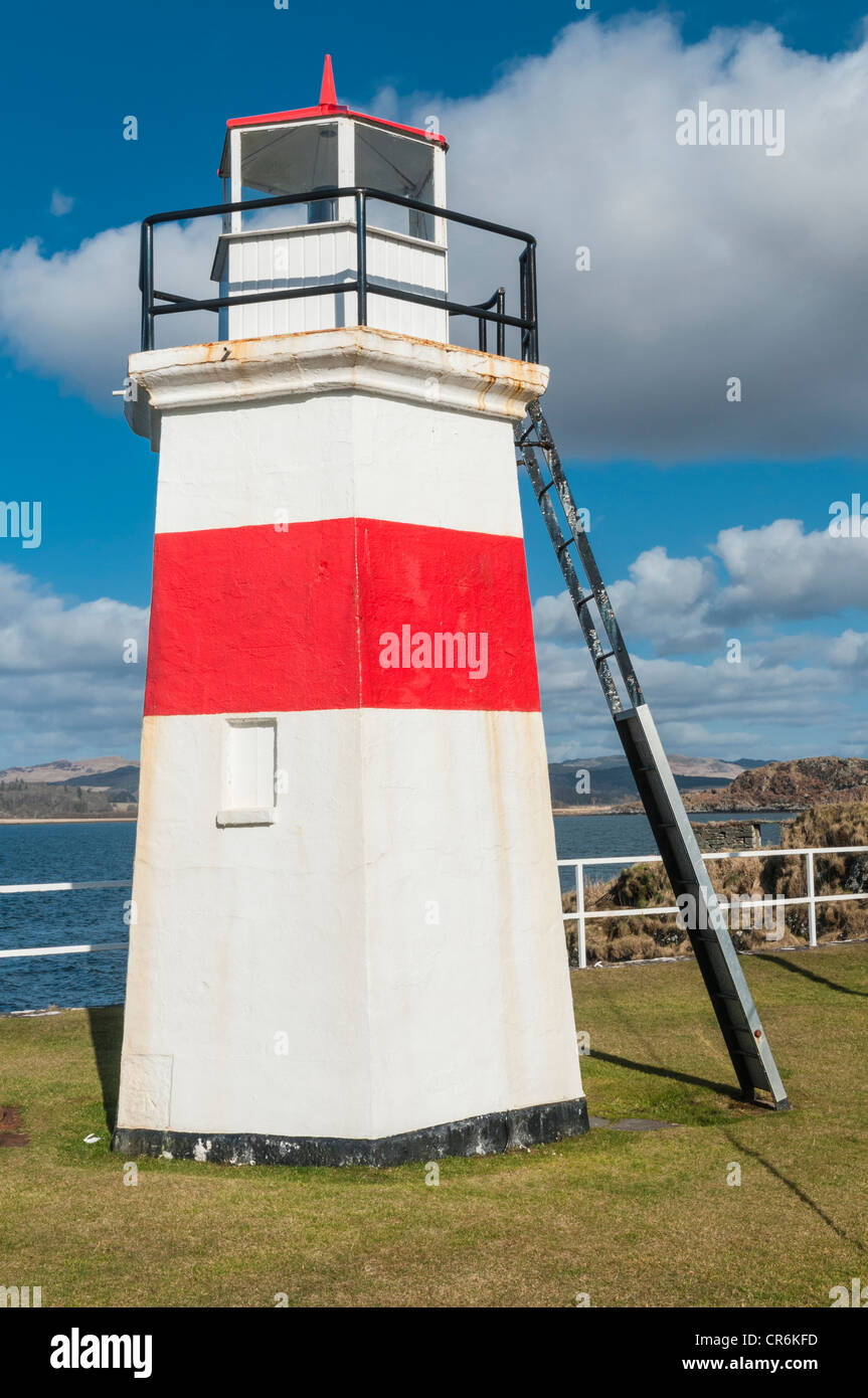Lighthouse at Crinan Argyll & Bute Scotland Stock Photo