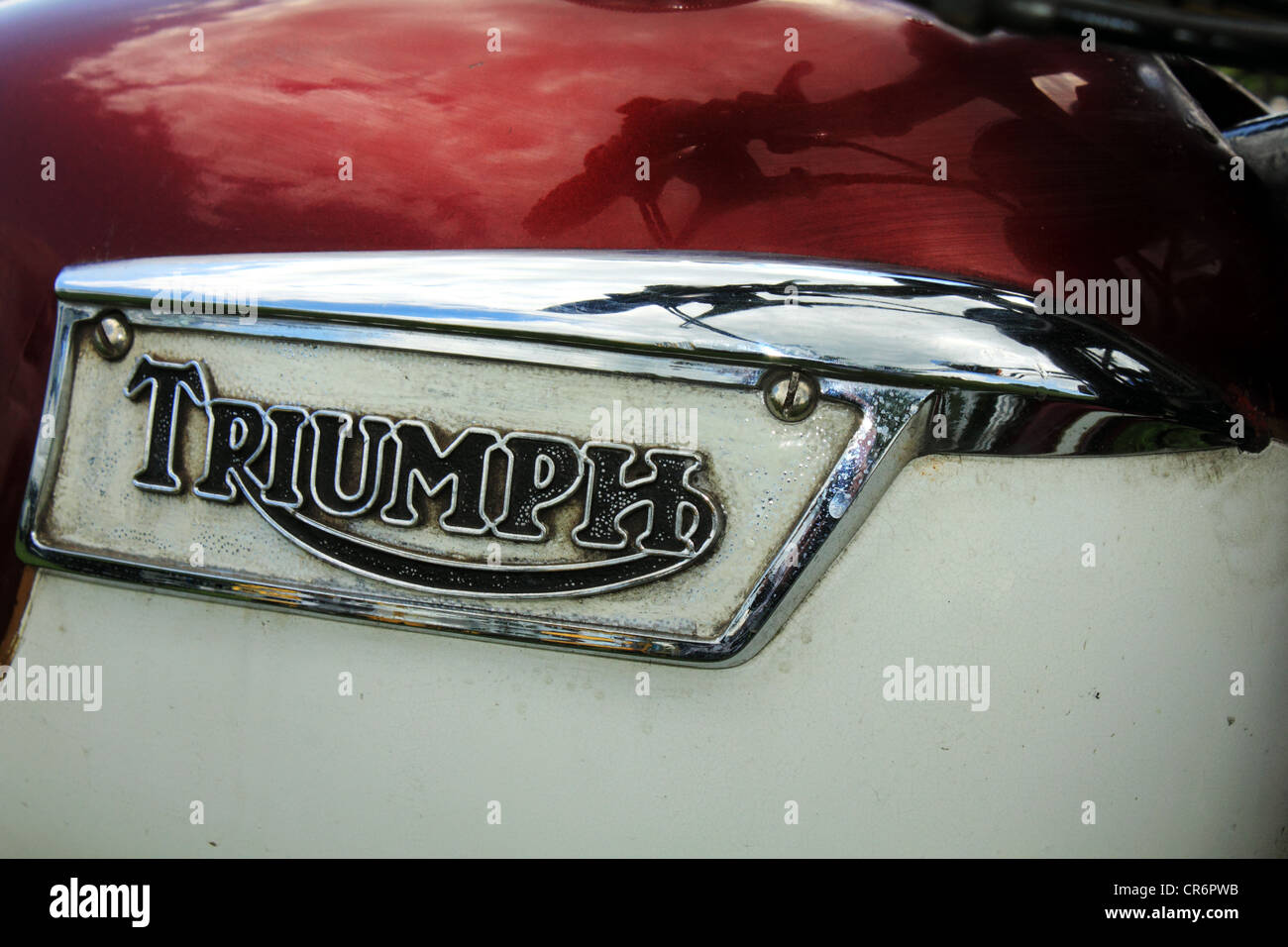Triumph Motorcycle Stock Photo