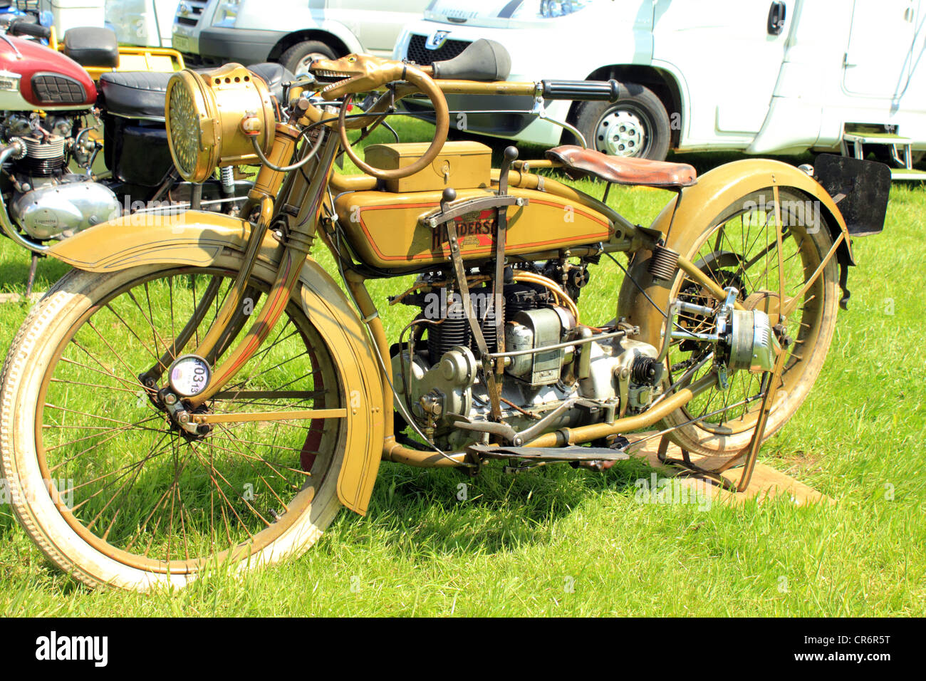 Henderson Excelsior Motorcycle Vintage Classic Stock Photo Alamy