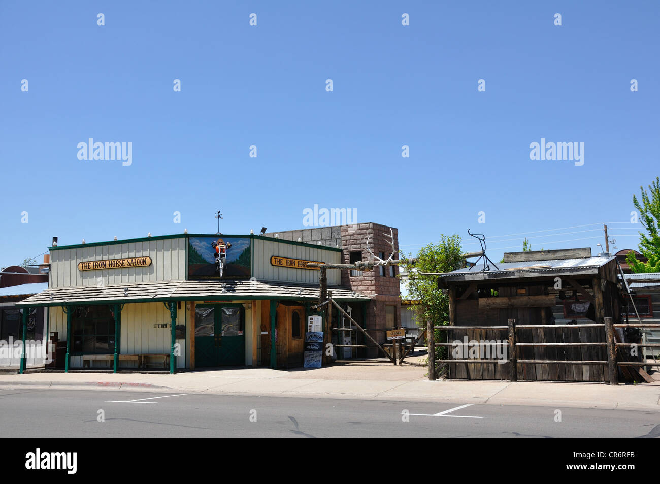 Iron Horse Saloon in Williams, Arizona (old Route 66 town Stock Photo
