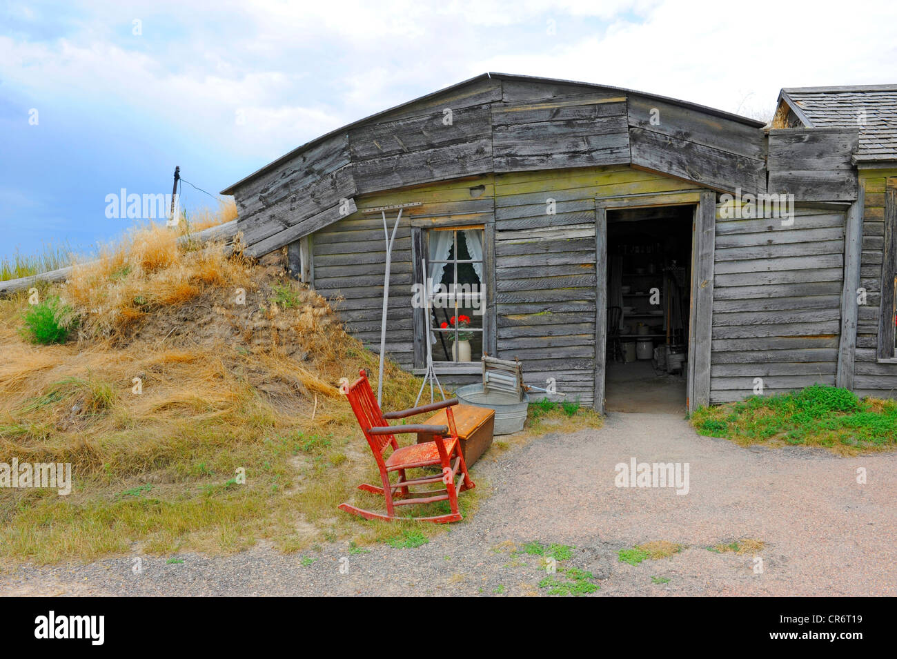 Prairie Homestead Historic Farm Badlands South Dakota Stock Photo Alamy