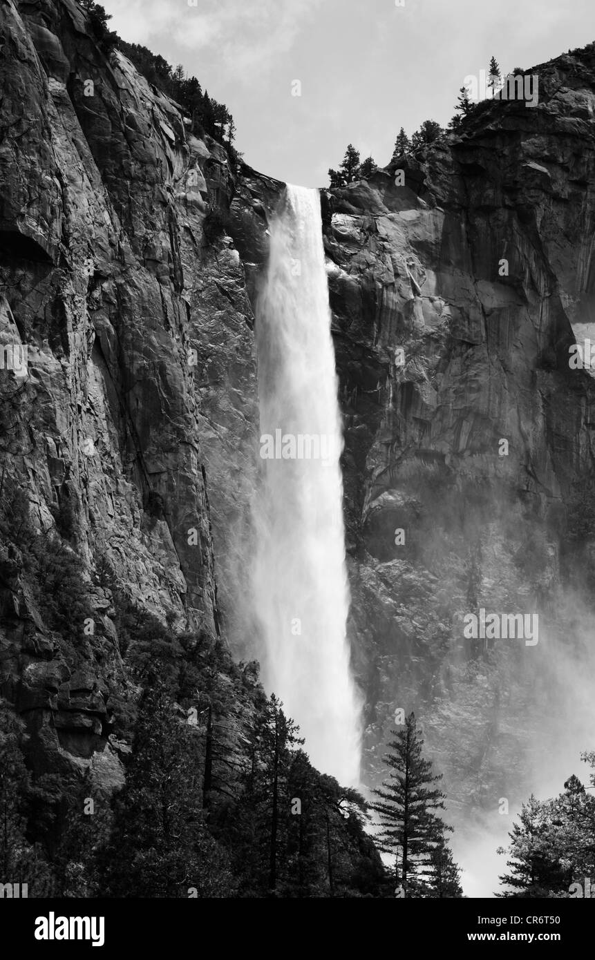 Bridalveil Fall, Yosemite National Park, California USA Stock Photo