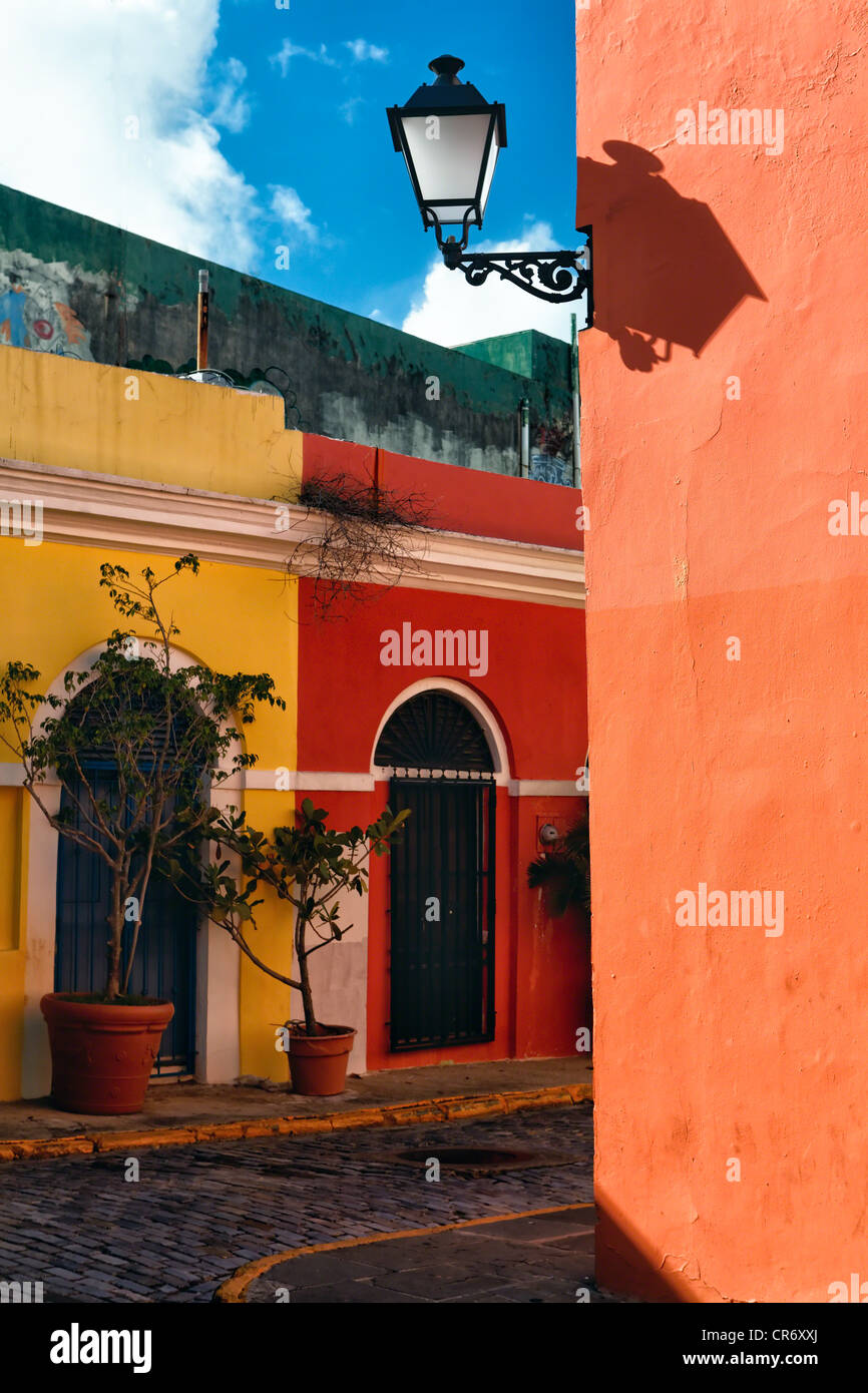 Old San Juan Street Corner, Puerto Rico Stock Photo Alamy