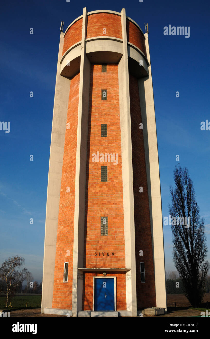 Water tower in Jebsheim, Alsace, France, Europe Stock Photo Alamy