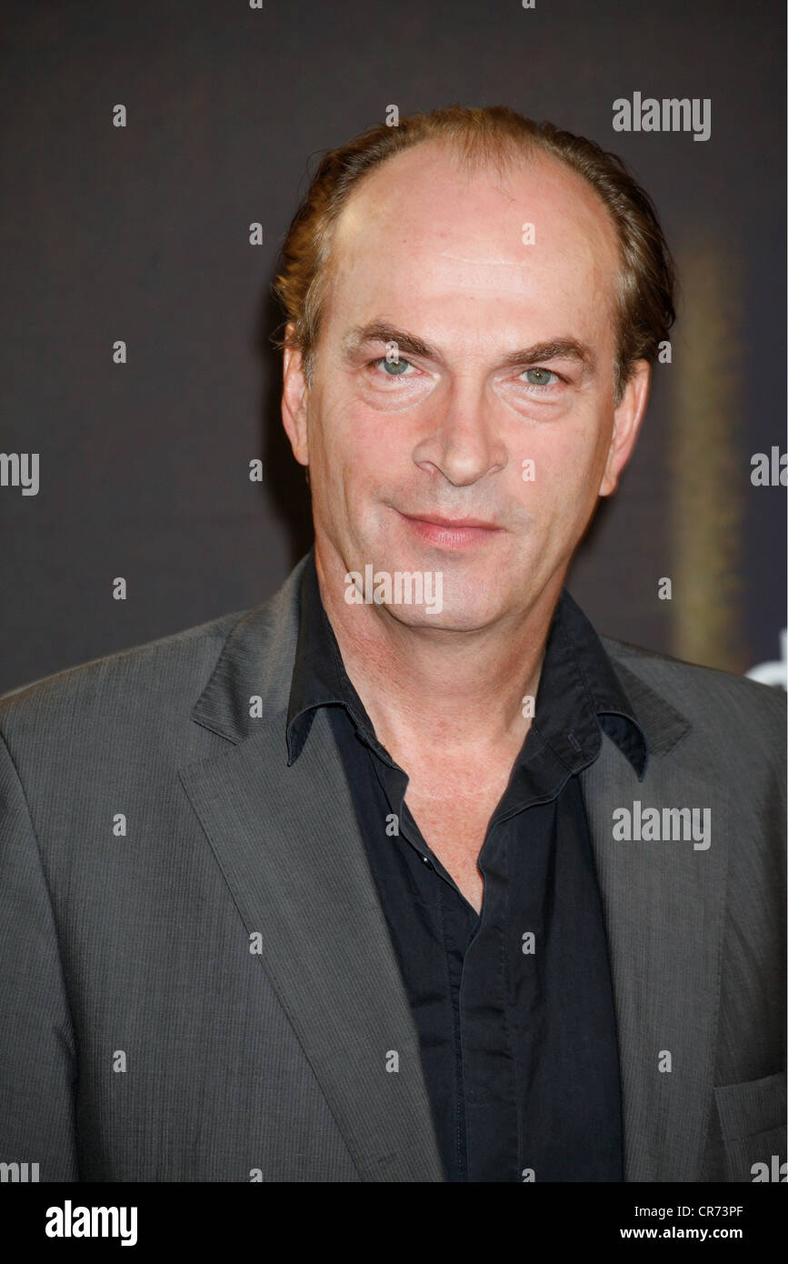 Knaup, Herbert , * 23.3.1956, German actor, portrait, at press conference, movie 'Jenseits der Mauer', 19.8.2009, Stock Photo