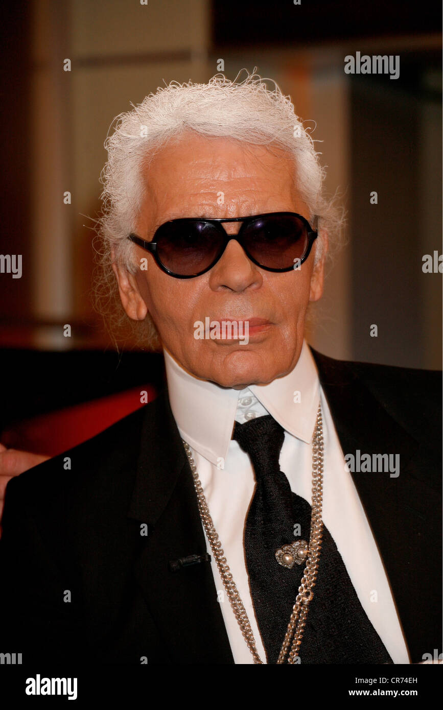 Karl Lagerfeld The premiere of 'Totally Spies' held at the Grand Rex Cinema  Paris, France - 28.06.09 Stock Photo - Alamy