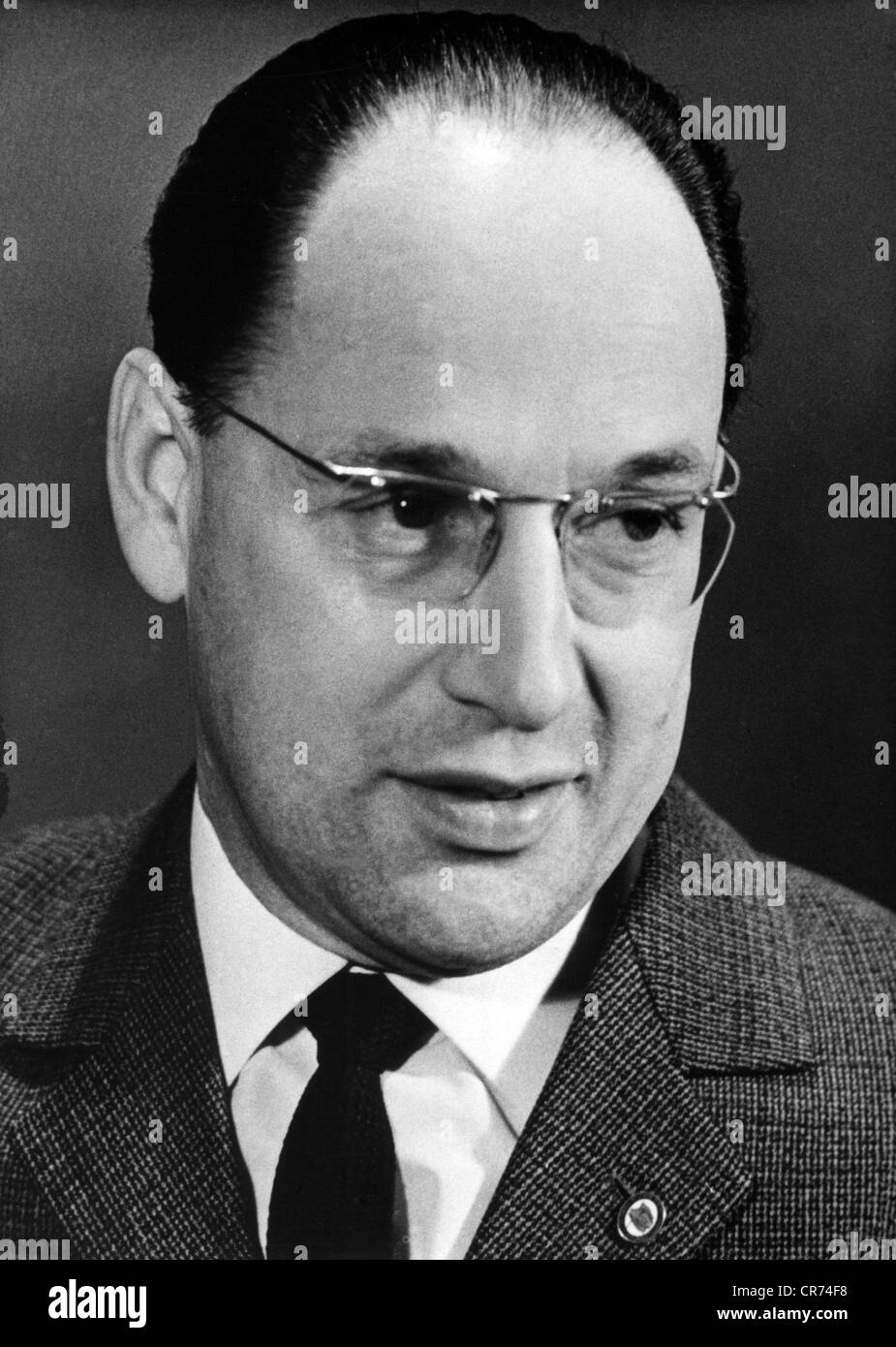 Gysi, Klaus, 3.3.1912 - 6.3.1999, German politician (SED), East German Minister for Culture 1966 - 1973, portrait, 1966, , Stock Photo