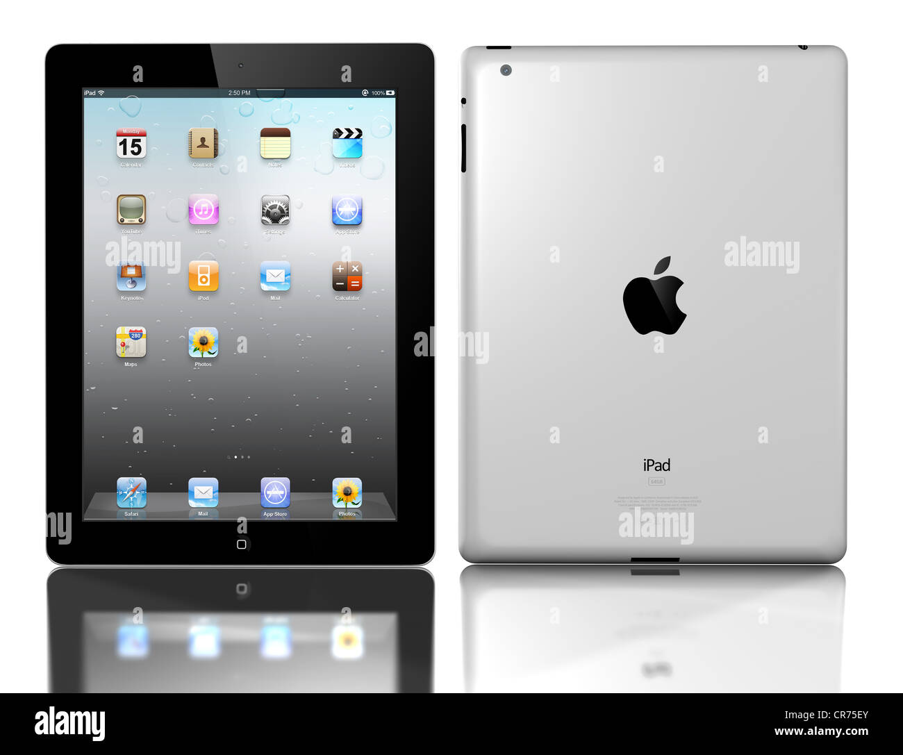 Apple iPad 3 black Stock Photo