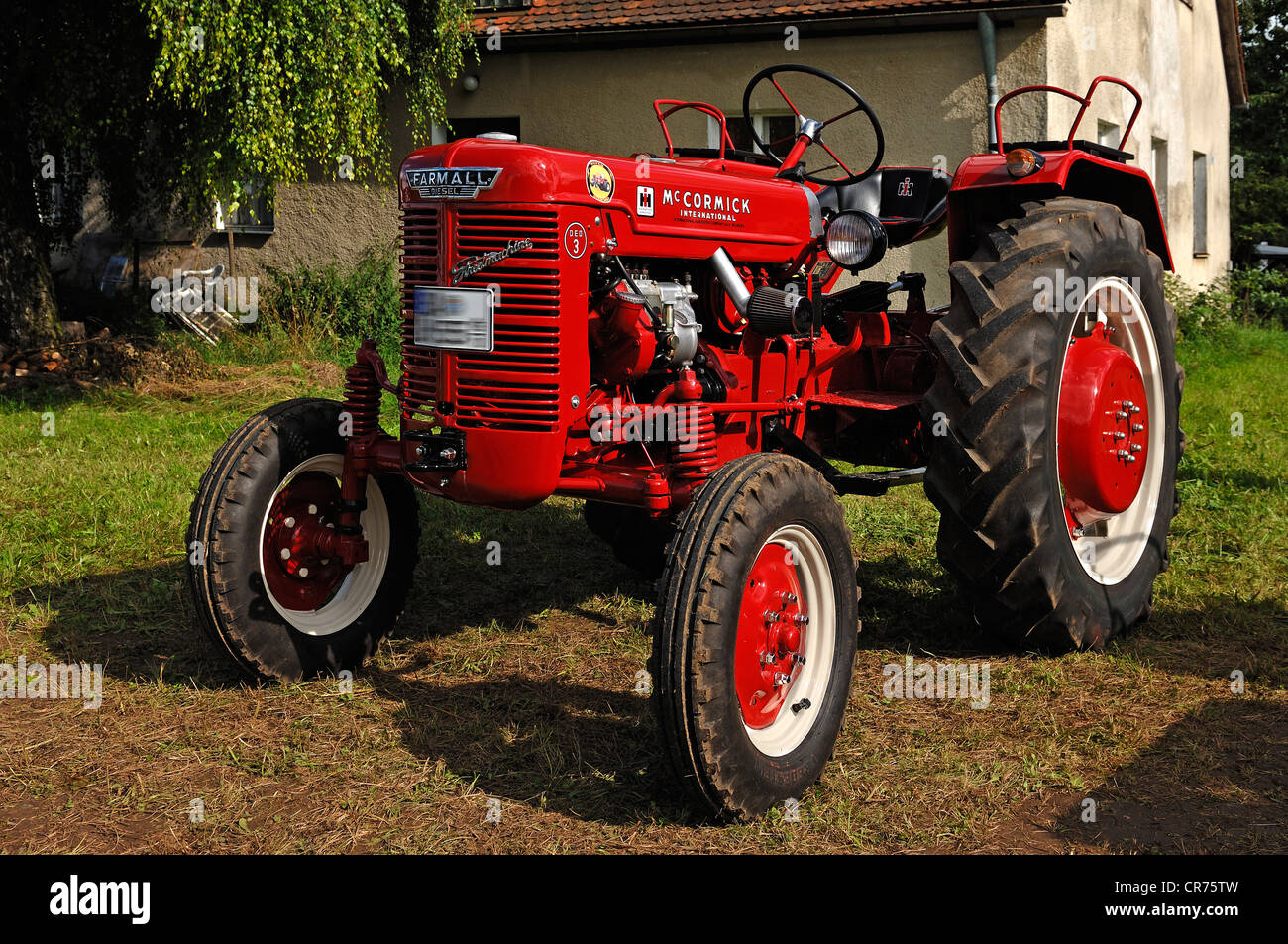 Antique tractor meeting, McCormick International tractor, built in 1953