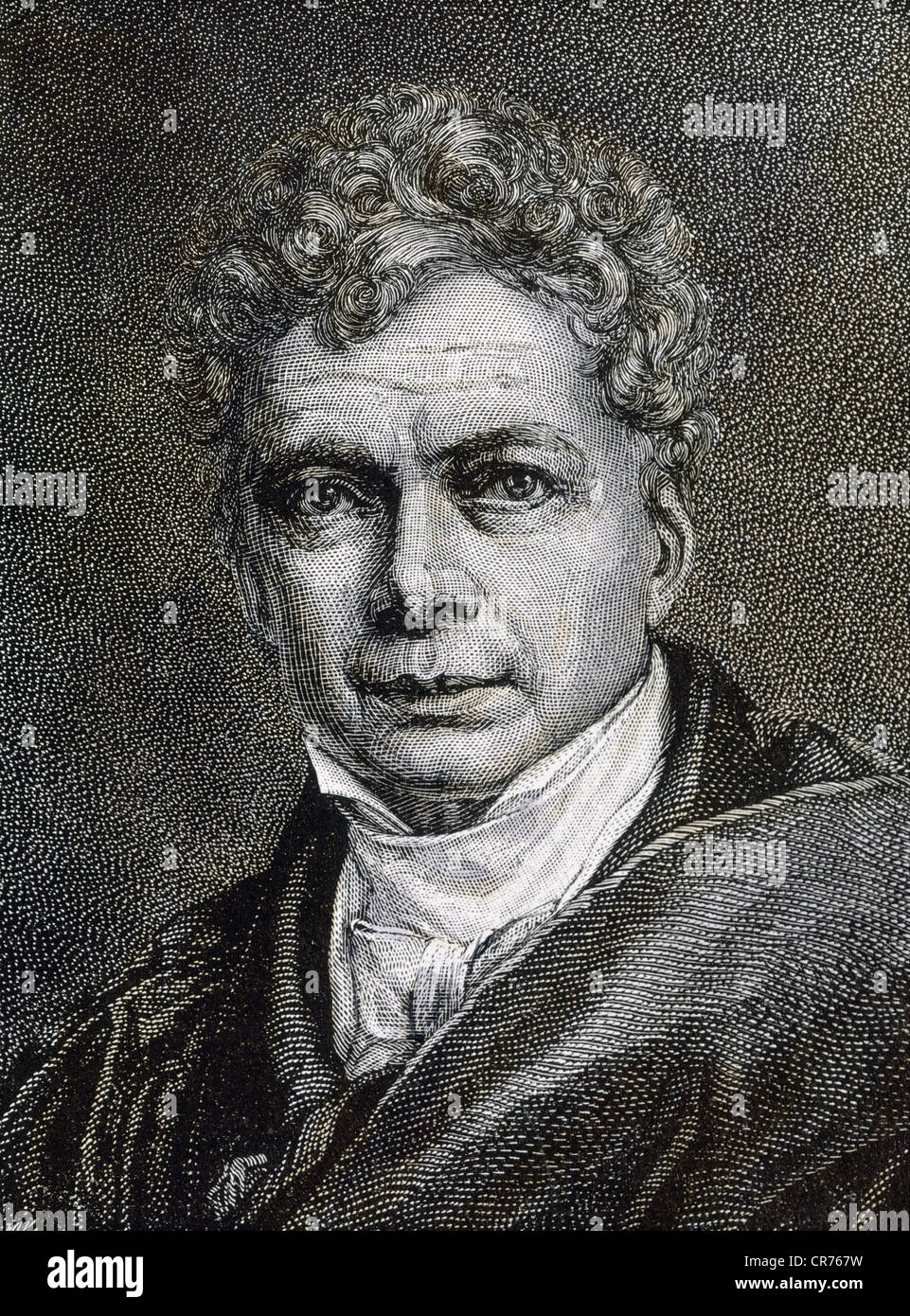 Schelling, Friedrich Wilhelm von, 27.1.1775 - 20.8.1854, German philosopher, portrait, wood engraving by Moritz Klinkicht, circa  1900, private collection, , Stock Photo