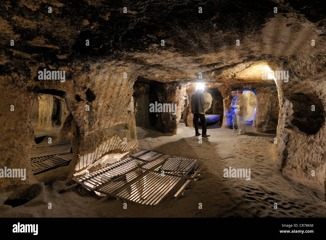 Turkey, Central Anatolia, Nevsehir Province, Cappadocia UNESCO World Heritage, Kaymakli underground town on eight levels, the Stock Photo