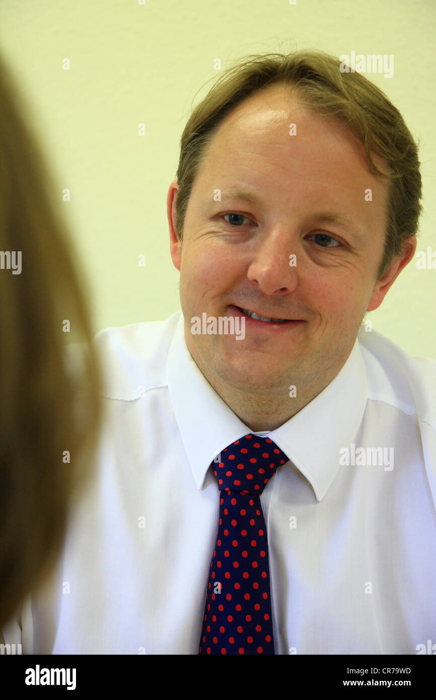 Toby Perkins, Labour Member of Parliament for Chesterfield, Derbyshire and Shadow Minister for Small Business, UK Stock Photo