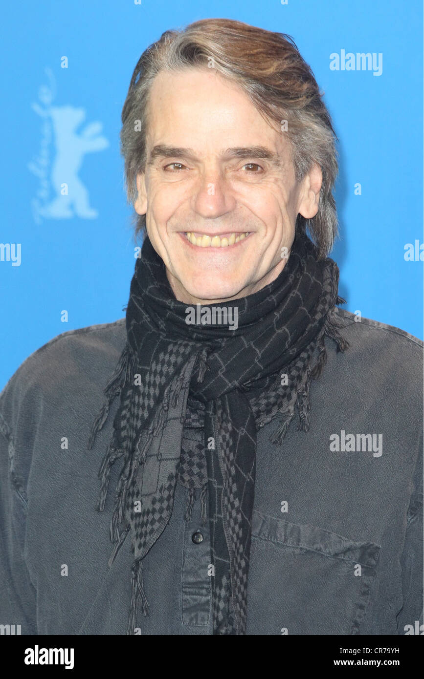 Irons, Jeremy John, * 19.9.1948, British actor, portrait, during photo call to 'Margin Call',  Berlin Film Festival, Germany, 10.2.2011, Stock Photo