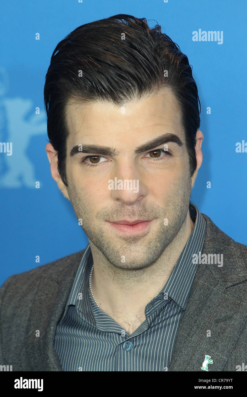 Quinto, Zachary John, * 2.6.1977, American actor, portrait, during photo call to 'Margin Call',  Berlin Film Festival, Germany, 10.2.2011, Stock Photo