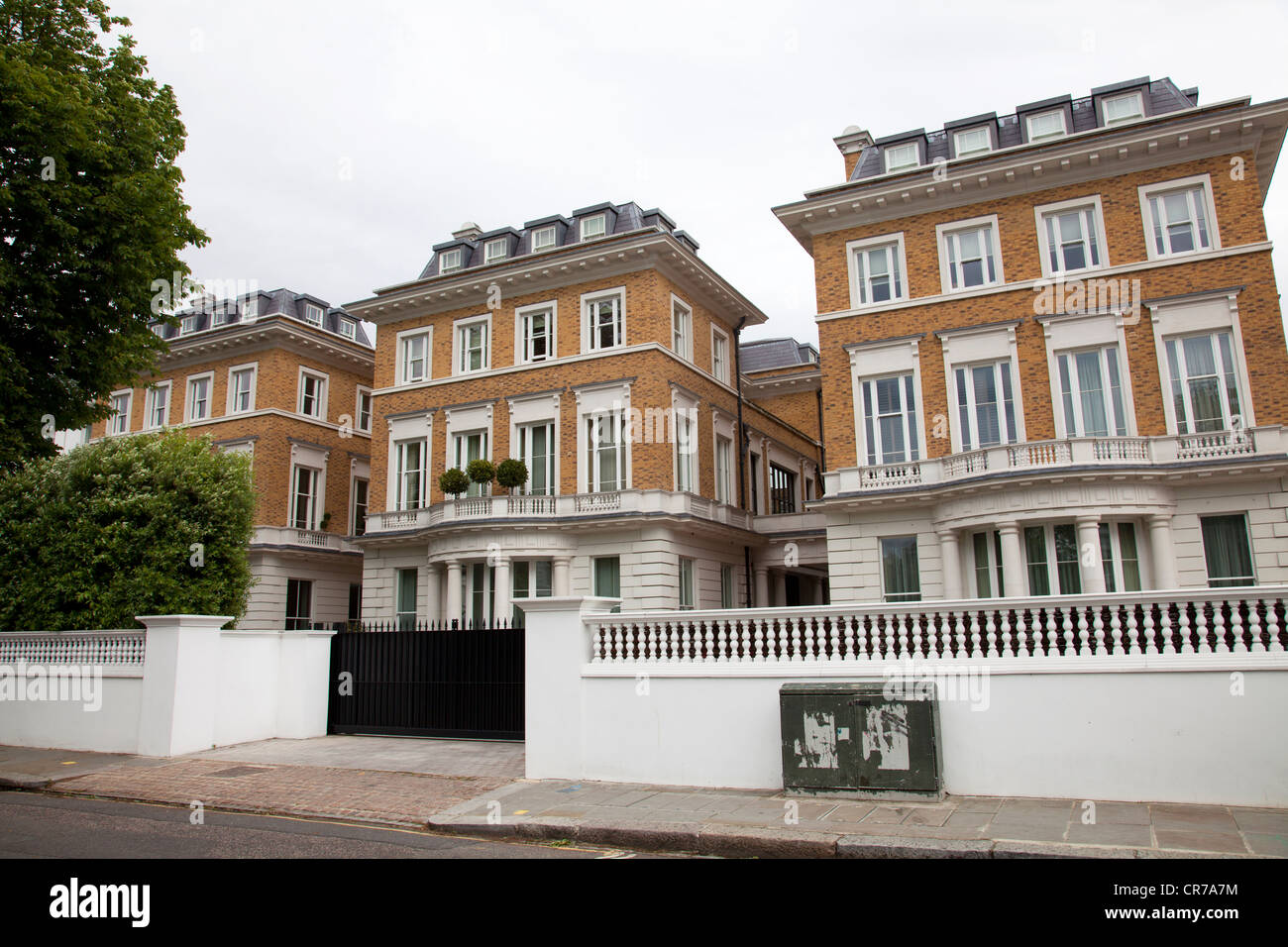 Large houses in the Boltons in London UK Stock Photo