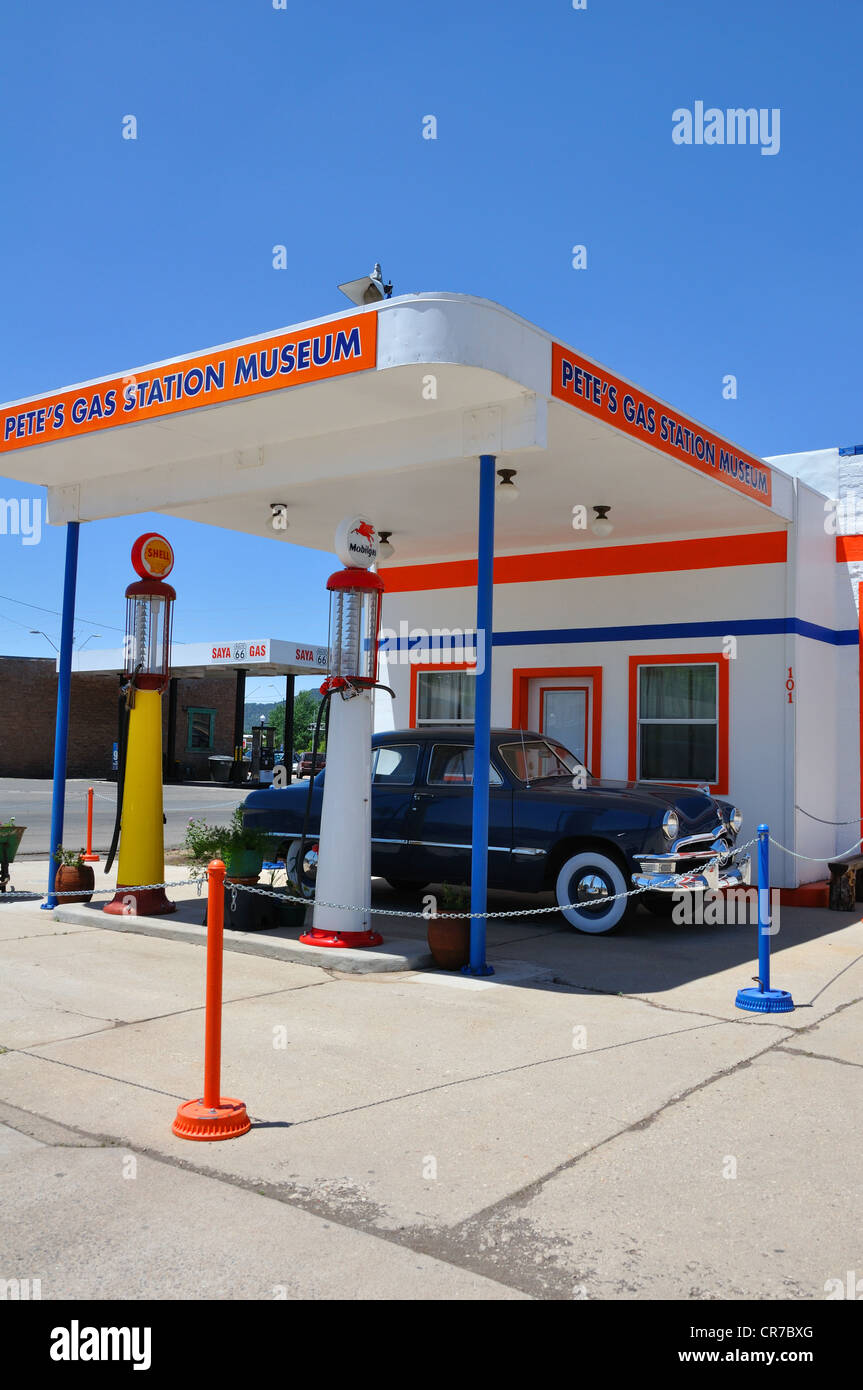 Pete's Gas Station Museum in Williams, Arizona (old Route 66 town Stock