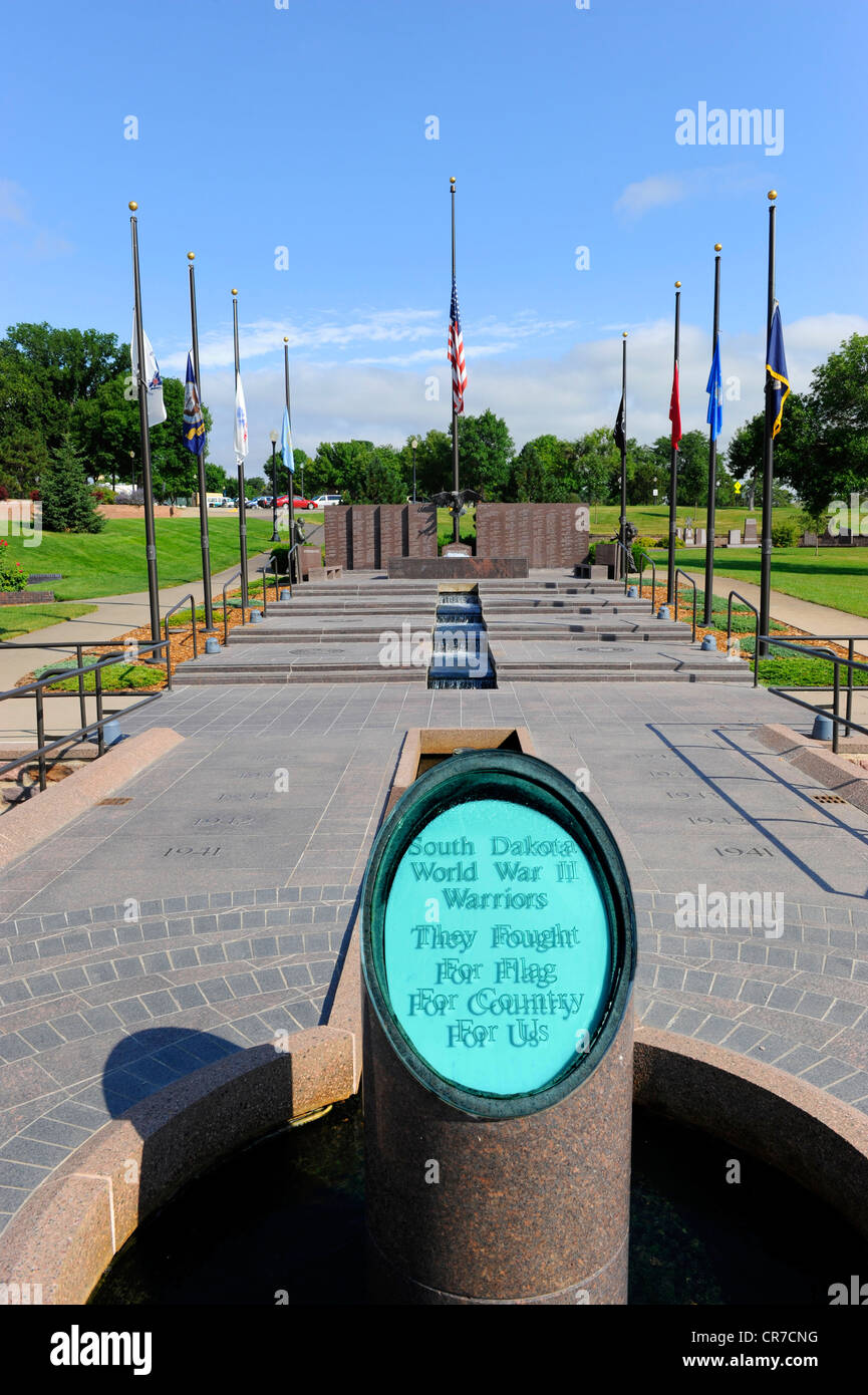 Pierre South Dakota World War 2 II Memorial Stock Photo Alamy
